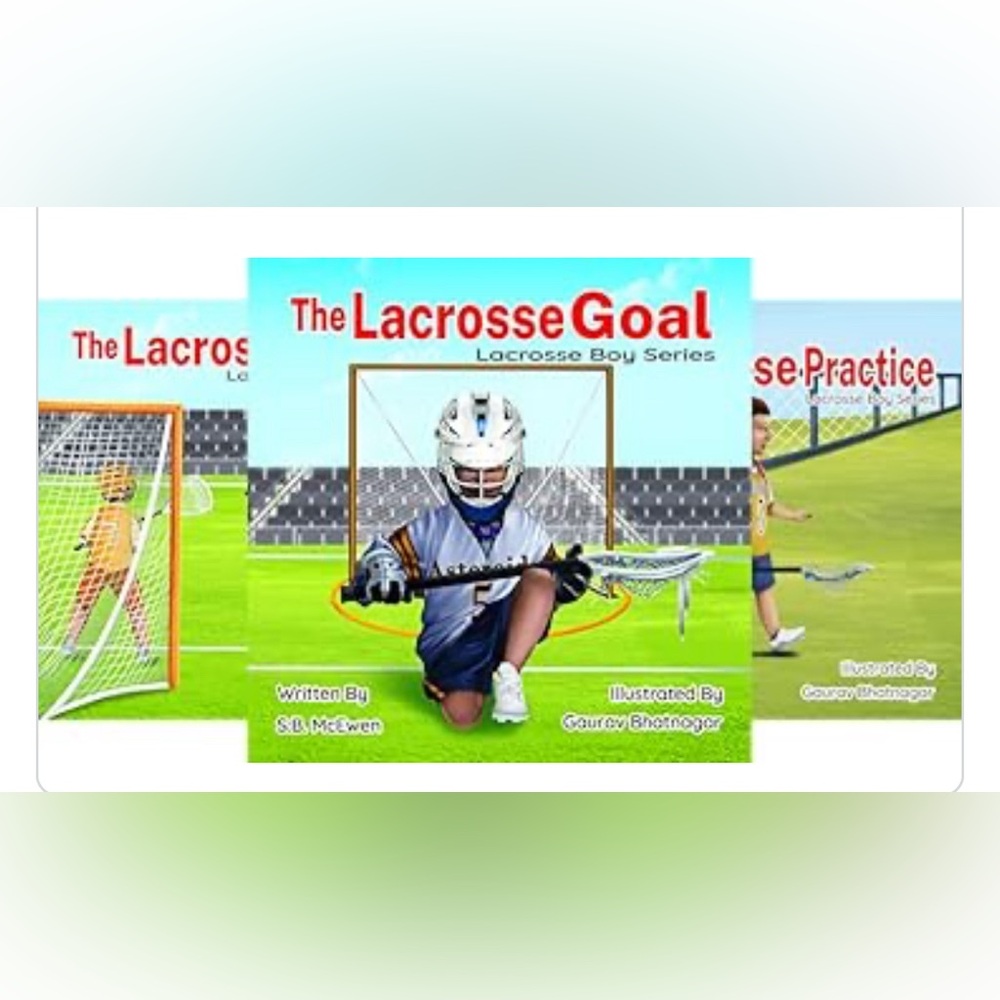 Paperback Lacrosse Boy Series books. Can be signed by the author!